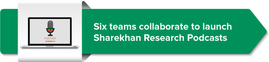 Six teams collaborate to launch Sharekhan Research Podcasts