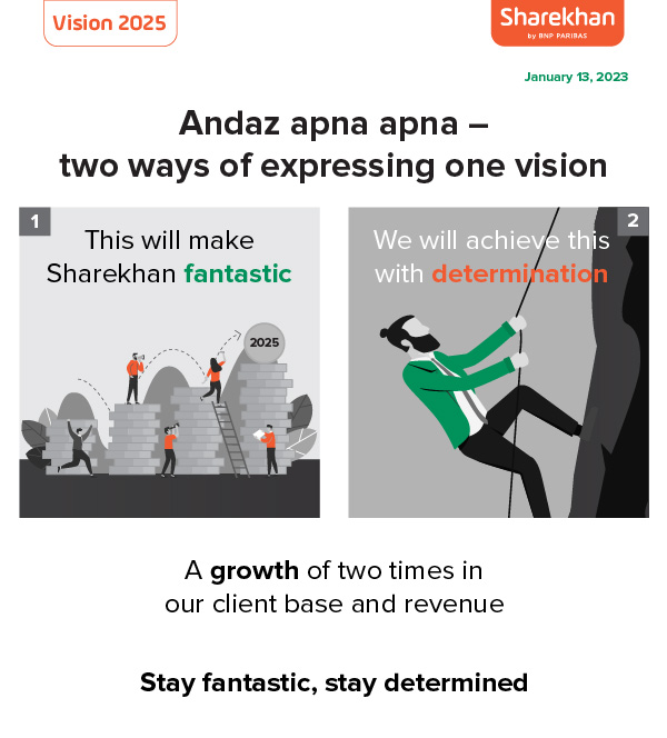 Andaz apna apna Two ways of expressing one vision