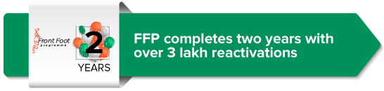 FFP completes two years with over 3 lakh reactivations