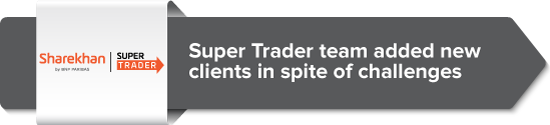 Super Trader team added new clients in spite of challenges