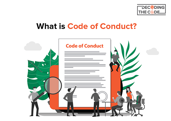 Decoding the Code logo + What is Sharekhan Code of Conduct?