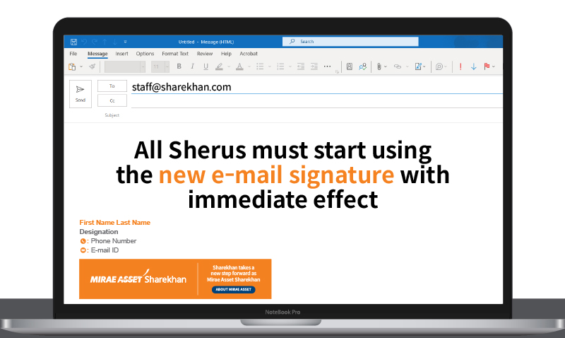 All Sherus must use this new e-mail signature from today