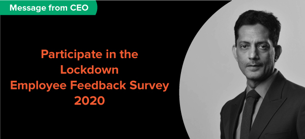 Participate in the Lockdown Employee Feedback Survey 2020