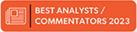 BEST ANALYSTS/COMMENTATORS 2023