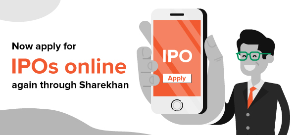 Now apply for IPOs online again through Sharekhan 