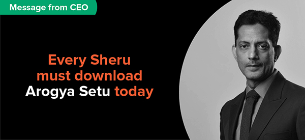 Every Sheru must download Arogya Setu today