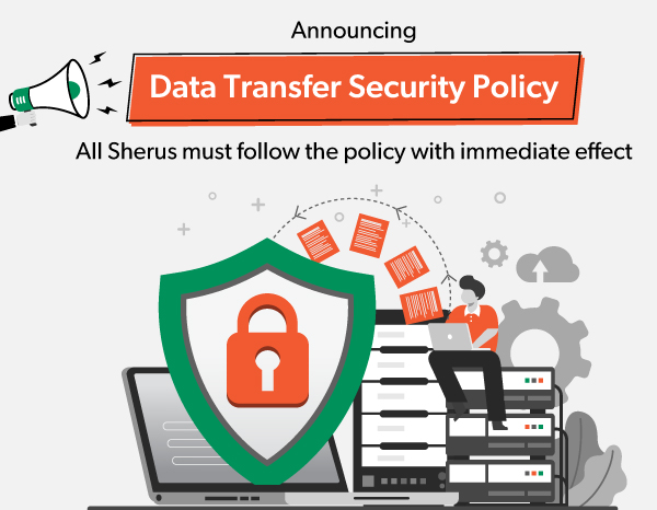 Announcing Data Transfer Security Policy All Sherus must follow the policy with immediate effect 