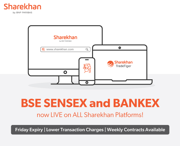 BSE SENSEX and BSE BANKEX now LIVE on ALL Sharekhan Platforms!