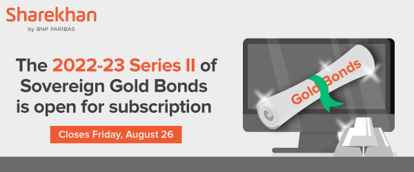 The 2022-23 Series II of Sovereign Gold Bonds is open for subscription