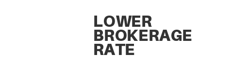 Low Brokerage Rate
